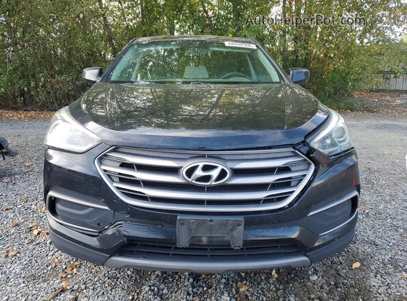 5NMZT3LB6JH071802 2018 HYUNDAI SANTA Black Front view