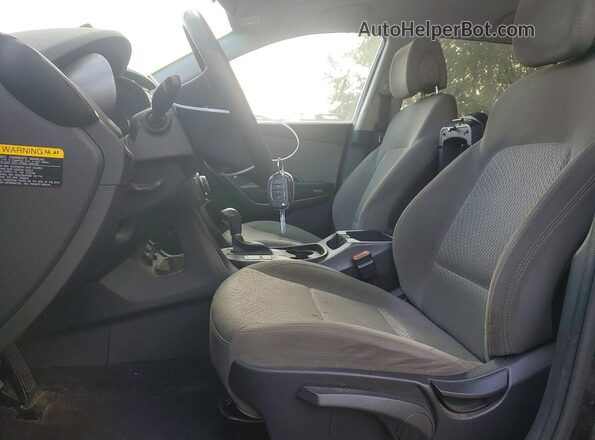 5NMZT3LB6JH071802 2018 HYUNDAI SANTA Black Front interior view
