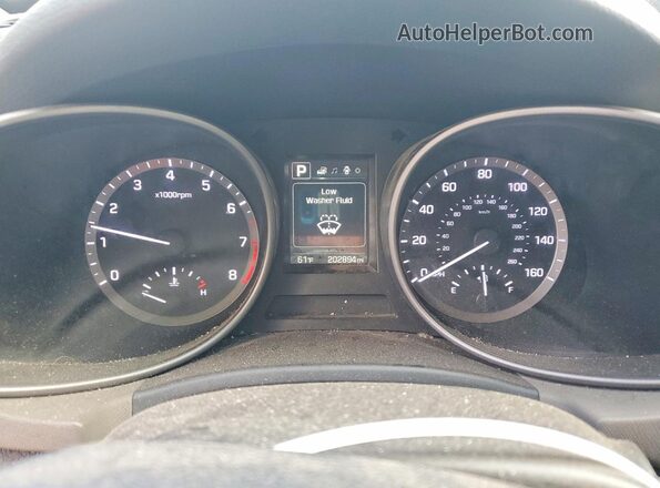 5NMZT3LB6JH071802 2018 HYUNDAI SANTA Black Instrument cluster view