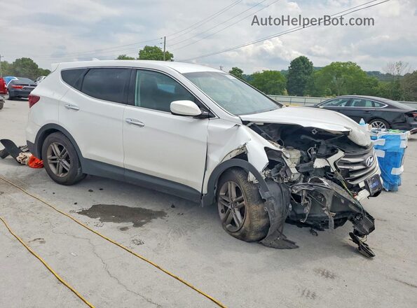 5NMZT3LB9HH044989 2017 HYUNDAI SANTA White Przód prawy