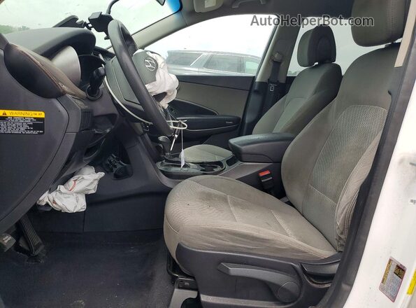 5NMZT3LB9HH044989 2017 HYUNDAI SANTA White Widok wnętrza z przodu