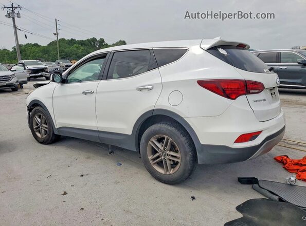 5NMZT3LB9HH044989 2017 HYUNDAI SANTA White Tył lewy
