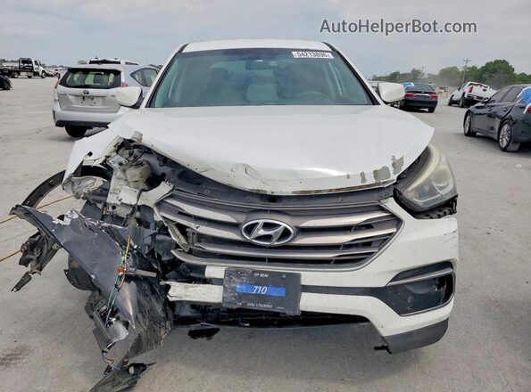 5NMZT3LB9HH044989 2017 HYUNDAI SANTA White Widok z przodu