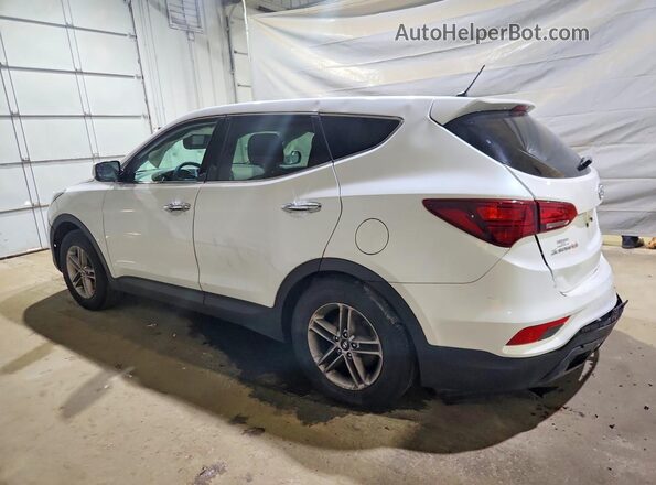 5NMZTDLB3JH075800 2018 HYUNDAI SANTA White უკანა მარცხენა