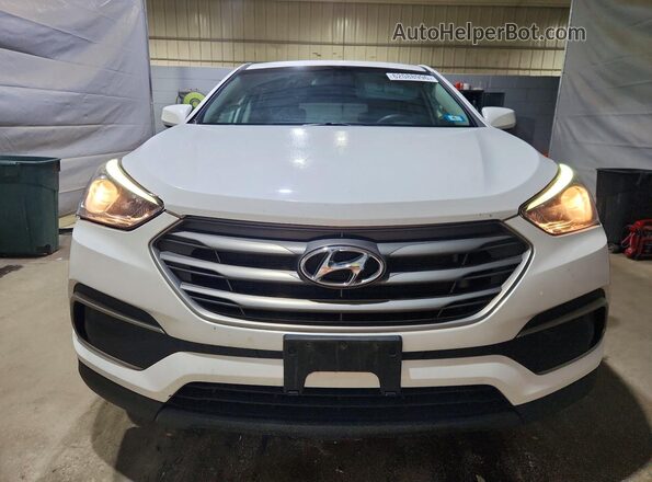 5NMZTDLB3JH075800 2018 HYUNDAI SANTA White წინა ხედი