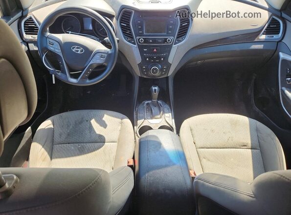 5NMZTDLB7JH063441 2018 HYUNDAI SANTA Gray Առջևի վահանակի տեսք