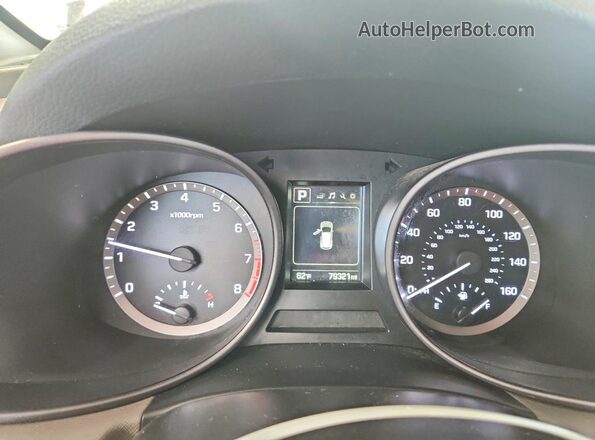 5NMZTDLB8JH090065 2018 HYUNDAI SANTA White ხელსაწყოთა პანელის ხედი