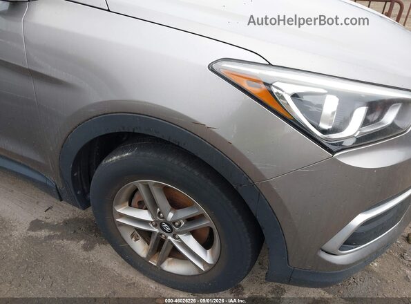 5NMZTDLB9JH092181 2018 HYUNDAI SANTA FE SPORT Silver Вид спереду