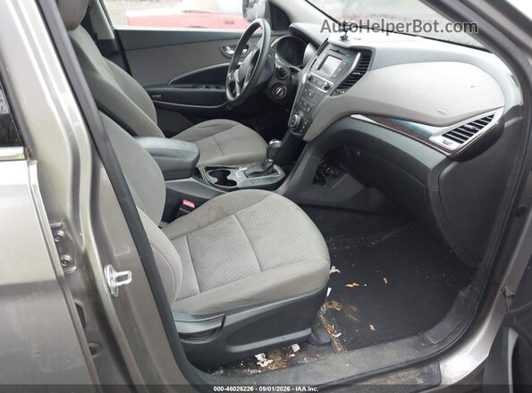 5NMZTDLB9JH092181 2018 HYUNDAI SANTA FE SPORT Silver Вид салону спереду