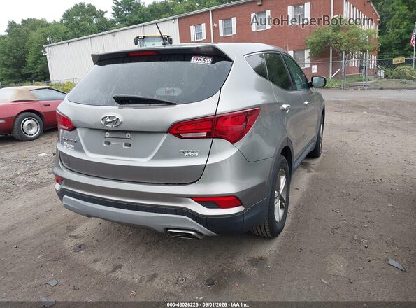 5NMZTDLB9JH092181 2018 HYUNDAI SANTA FE SPORT Silver Задня права чверть