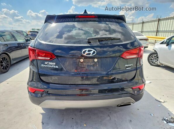 5NMZU3LB1HH049505 2017 HYUNDAI SANTA Black Widok z tyłu