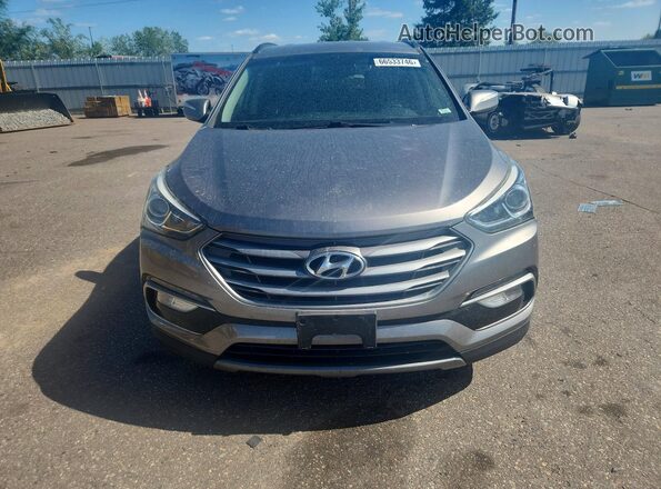 5NMZU3LB2HH025813 2017 HYUNDAI SANTA Gray Front view