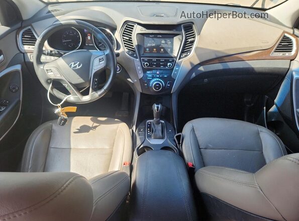 5NMZU3LB2HH025813 2017 HYUNDAI SANTA Gray Dashboard view