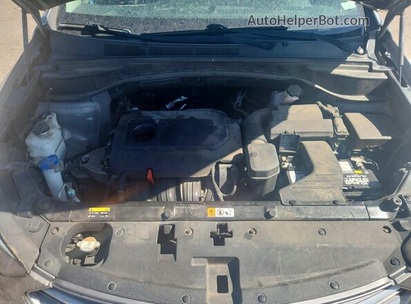 5NMZU3LB2HH025813 2017 HYUNDAI SANTA Gray Rear interior view