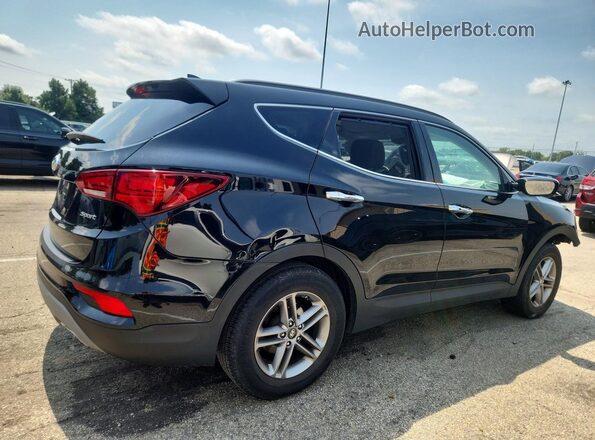 5NMZU3LB4JH097893 2018 HYUNDAI SANTA Black Trasero derecho