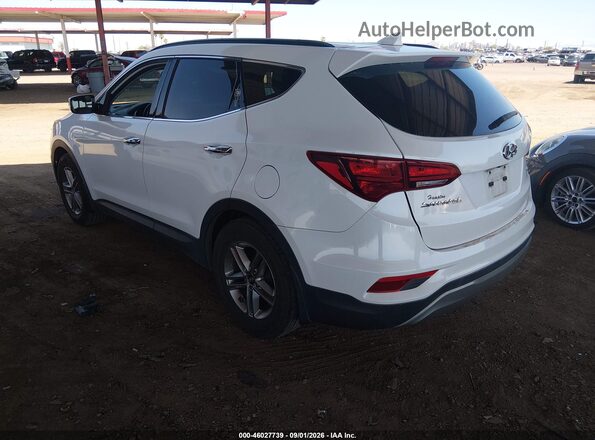 5NMZU3LB7HH043160 2017 HYUNDAI SANTA FE SPORT White Trasero izquierdo