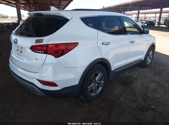 5NMZU3LB7HH043160 2017 HYUNDAI SANTA FE SPORT White Trasero derecho