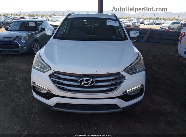 5NMZU3LB7HH043160 2017 HYUNDAI SANTA FE SPORT White Vista del cuadro de instrumentos