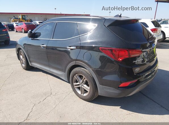 5NMZU3LBXHH047347 2017 HYUNDAI SANTA FE SPORT Black უკანა მარცხენა