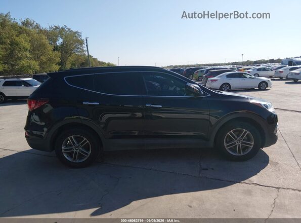 5NMZU3LBXHH047347 2017 HYUNDAI SANTA FE SPORT Black უკანა სალონის ხედი