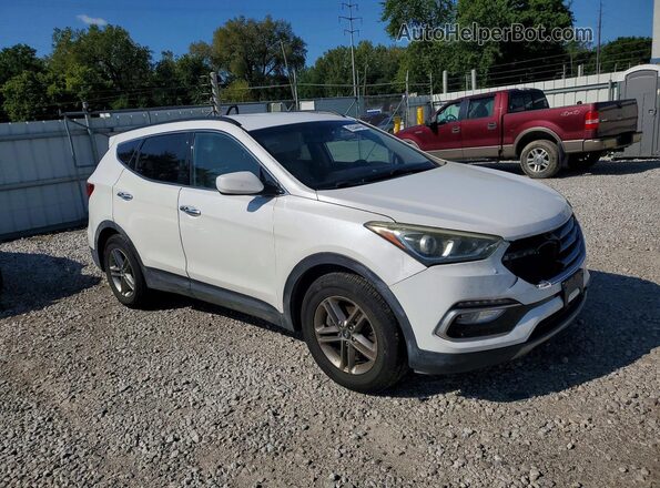 5NMZUDLB3HH019816 2017 HYUNDAI SANTA White Delantero derecho
