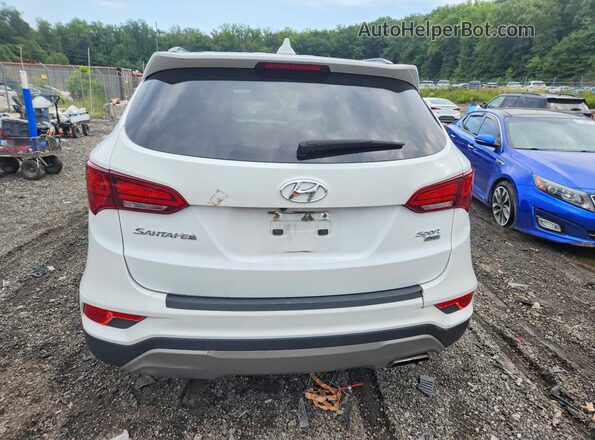 5NMZUDLB3HH033490 2017 HYUNDAI SANTA White Հետևի տեսք