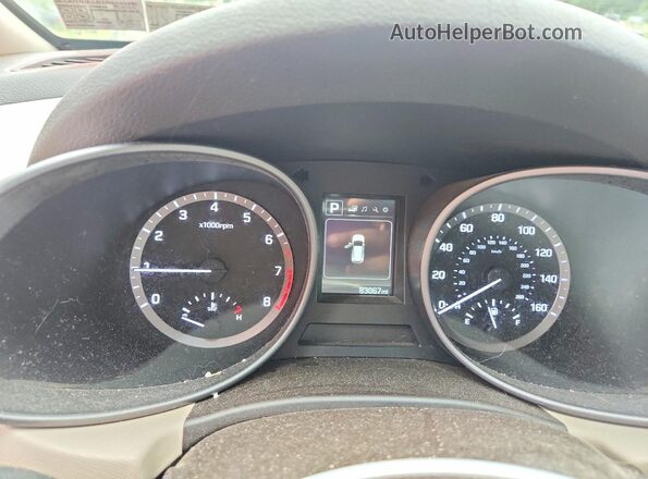 5NMZUDLB3HH033490 2017 HYUNDAI SANTA White Սարքավորումների վահանակի տեսք