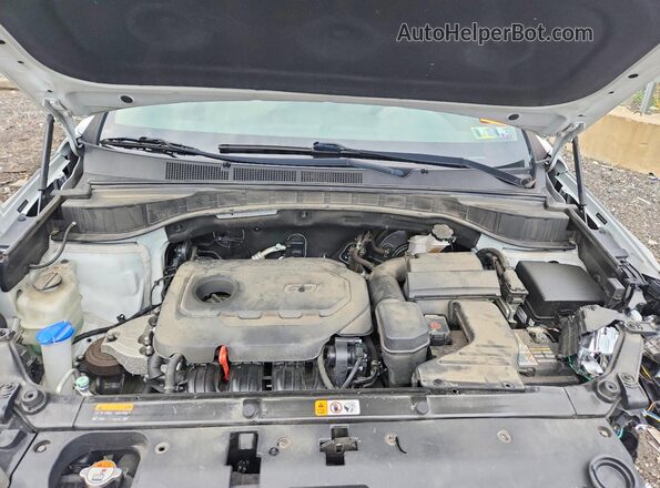 5NMZUDLB3HH033490 2017 HYUNDAI SANTA White Սալոնի հետևի տեսք