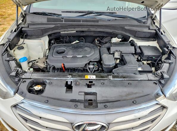 5NMZUDLB7JH082746 2018 HYUNDAI SANTA White Rear interior view