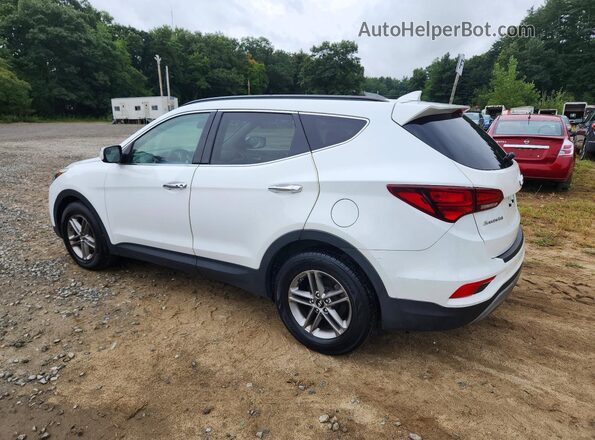 5NMZUDLB7JH082746 2018 HYUNDAI SANTA White Rear left