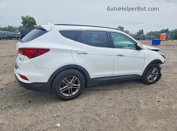 5NMZUDLB7JH096260 2018 HYUNDAI SANTA White Tył prawy