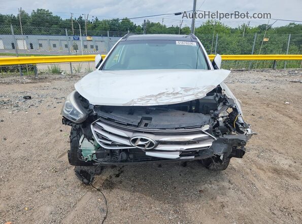 5NMZUDLB7JH096260 2018 HYUNDAI SANTA White Widok z przodu