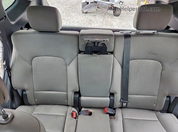 5NMZUDLBXJH063737 2018 HYUNDAI SANTA Black უკანა სავარძლების ხედი
