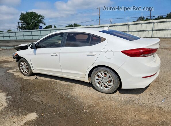 5NPD74LF0HH063909 2017 HYUNDAI ELANTRA White Trasero izquierdo
