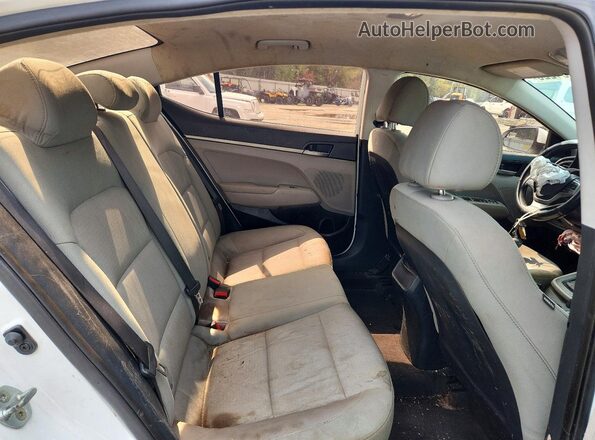 5NPD74LF0HH063909 2017 HYUNDAI ELANTRA White Vista de los asientos traseros