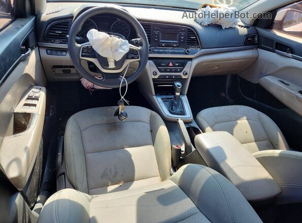 5NPD74LF0HH063909 2017 HYUNDAI ELANTRA White Vista del salpicadero