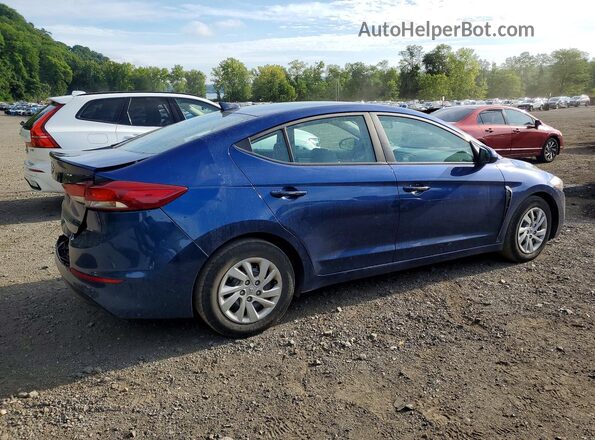 5NPD74LF0HH101283 2017 HYUNDAI ELANTRA Blue უკანა მარჯვენა