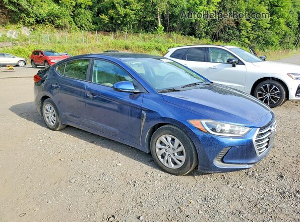 5NPD74LF0HH101283 2017 HYUNDAI ELANTRA Blue წინა მარჯვენა