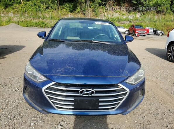 5NPD74LF0HH101283 2017 HYUNDAI ELANTRA Blue წინა ხედი