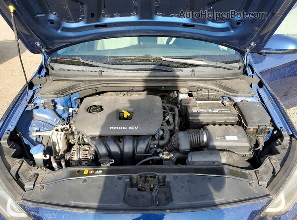 5NPD74LF0HH101283 2017 HYUNDAI ELANTRA Blue უკანა სალონის ხედი
