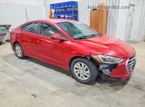 5NPD74LF0HH197870 2017 HYUNDAI ELANTRA Burgundy წინა მარჯვენა