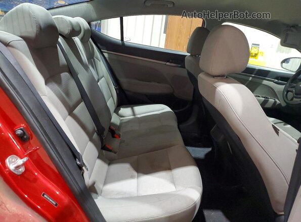 5NPD74LF0HH197870 2017 HYUNDAI ELANTRA Burgundy უკანა სავარძლების ხედი