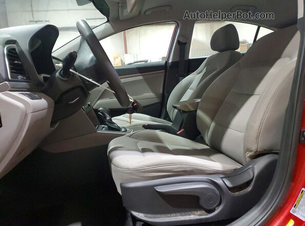 5NPD74LF0HH197870 2017 HYUNDAI ELANTRA Burgundy წინა სალონის ხედი