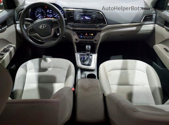 5NPD74LF0HH197870 2017 HYUNDAI ELANTRA Burgundy წინა პანელის ხედი