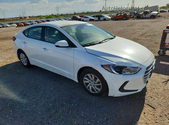 5NPD74LF0JH279152 2018 HYUNDAI ELANTRA White წინა მარჯვენა