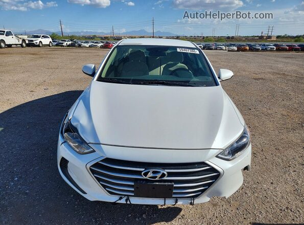 5NPD74LF0JH279152 2018 HYUNDAI ELANTRA White წინა ხედი
