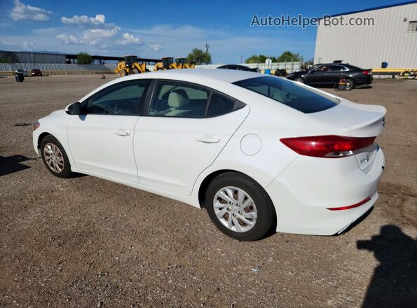 5NPD74LF0JH279152 2018 HYUNDAI ELANTRA White უკანა მარცხენა