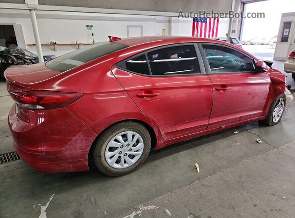 5NPD74LF0JH399050 2018 HYUNDAI ELANTRA Red Trasero derecho
