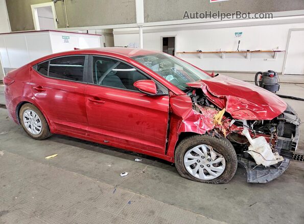 5NPD74LF0JH399050 2018 HYUNDAI ELANTRA Red Delantero derecho