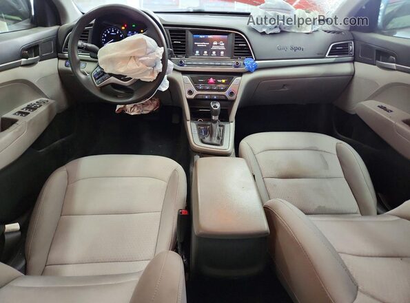 5NPD74LF0JH399050 2018 HYUNDAI ELANTRA Red Vista del salpicadero